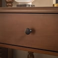 thumbnail image 4 of Vivienne Walker Edison Easy Assembly Solid Wood Spindle 1-Drawer Nightstand - Dark Brown, 4 of 18