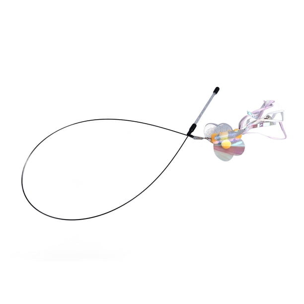 Varita Interactiva para Gatos con de Alambre Flexible Atractiva Varita de Juguete para Gatos con Cebo Vívido Mantiene a Tu Gato Activo y Entretenido ANGGREK Otros