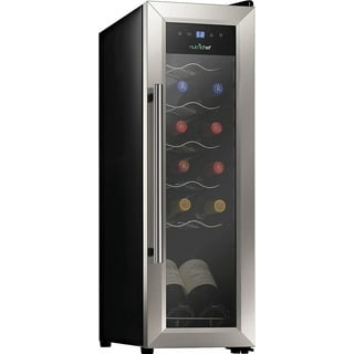 NewAir Dual Zone 15 in. 29-Bottle Built-In Wine Cooler Fridge with Recessed  Kickplate and Quiet Operation in Stainless Steel NWC029SS01 - The Home Depot