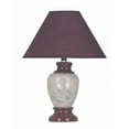 thumbnail image 1 of Ore International 609BG Ceramic Table Lamp - Burgundy, 1 of 1