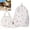 White, variant on 3Pcs Bow Print Backpack Set, Breast Cancer Awareness Pink Ribbon School Bookbag with Lunch Box & Pencil Case for Back to School Girls Daily Use