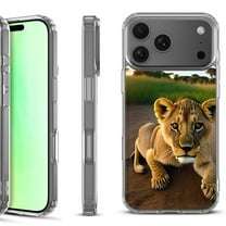 For iPhone 17 Pro Shockproof Protective Phone Case, by OneToughShield - Lion Cub