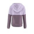 thumbnail image 6 of Craaazy Hoodies for Women Button Down Pullover Sweatshirts Hat Rope Hooded Pocket Tops Long Sleeve Shirts Gifts For Women, 6 of 6