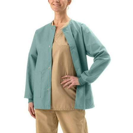 

Medline AngelStat Unisex Snap-Front Warm-Up Scrub Jacket