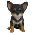 thumbnail image 1 of Hi-Line Gift Chihuahua Puppy Statue, Black/Brown, 1 of 2