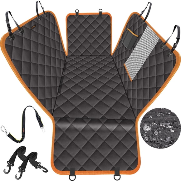 Fundas de asiento de coche para perros iBuddy, hamaca impermeable para coches y vehículos deportivos utilitarios