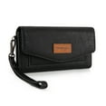 thumbnail image 7 of Wrangler Woman Wallet Large Phone Wristlet Women's Wallets, Card Cases & Money Organizers Trifold Wristlet Wallet with Coin Purse and Rfid Lining, Black, 7 of 7