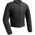 thumbnail image 3 of First Mfg Co - Rybak - Men's Motorcycle Biker Riding Denim Jacket - Extra Large, 3 of 5