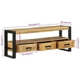 thumbnail image 5 of vidaXL TV Cabinet Natural wood, Black, 5 of 5