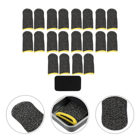 KONTONTY Anti-slip Finger Sleeve Covers for Preventing Fingers Sweaty