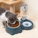 thumbnail image 5 of Cuenco elevado de dos en uno para gatos y perros, con dispensador de agua y comedero inclinado, 5 of 6