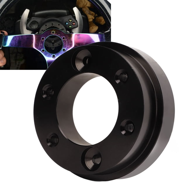 Placa Adaptadore del Volante, Ruedas Negras de Alta Resistencia Parte de Cubla Partir Partir para G25 G27 G29 G920