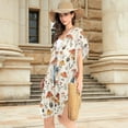 thumbnail image 2 of joogoo Women's Cute Mushroom Beach Cover Up Kimono Swimsuit Summer Cardigan Swimwear L, 2 of 6