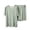Green, variant on 2 Pcs Lounge Sets for Women Ice Silk Summer Short Sleeve & Short Pants Pajama (Blue XXL)