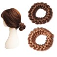 thumbnail image 1 of Peluca Lazos para el cabello Peluca Cabello trenzado Cuerda elástica Soportes para cola de caballo Peluca Cuerdas para la cabeza de imitación Banda para el cabello - Sin daños Lazos para el cabello pa, 1 of 5