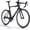 Black, variant on SAVADECK Carbon Road Bike, Warwinds3.0 700C Carbon Fiber Frame Carbon Fork Racing Bicycle with Shimano SORA 18 Speed Derailleur System and Double V Brake.