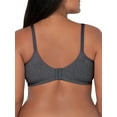 thumbnail image 3 of Fruit of the Loom Women's Unlined Underwire Cotton Stretch Extreme Comfort Bra, Style FT920, 2-Pack, 3 of 6
