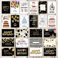 thumbnail image 2 of Tarjeta de felicitación de 24 piezas, tarjetas de cumpleaños únicas y respetuosas con el medio ambiente, juego grande de tarjetas de feliz cumpleaños para adultos y niños, escritura y bendición, 10x15, 2 of 4