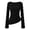 Black, variant on Long Sleeve Thermal Base Layer Shirt Crewneck Athletic Top for Women Outdoor Training Running Compression Tee Soft Stretch Activewear for Fall Winter Workout