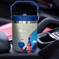 thumbnail image 3 of Stainless Steel Tumbler with Straw, 30 oz Tumbler with Handle and Straw Lid, Leakproof Tumbler, Tumbler Lid Straw, Double Insulated Tumblers, 3 of 6