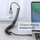 thumbnail image 4 of MCDODO for iPhone 15 Series Spring Coiled Type-C to Type-C Data Cable Power Delivery PD Fast Charger, 4 of 5