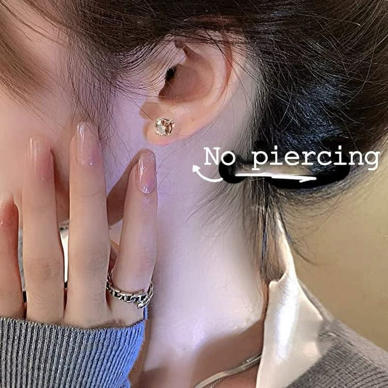 Gemsme Surgical Stainless Steel Stud Earrings 3-7mm Cubic Zirconia Inlaid Hpoallergenic Screw Back Earring Studs for Woman Mens Sensitive Ears, Adult