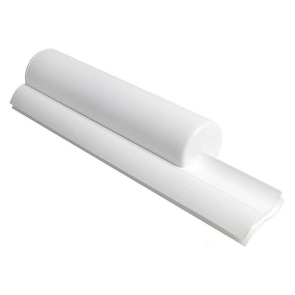 Dual Bladed Classic Bath Squeegee - All White