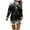 Black, variant on Women Christmas Outfit Stylish Women's Festive Knit Sweater Dress with Round Neck and Long Sleeve Comfortable Loose Fit Daily Wear Black S