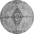 thumbnail image 1 of Ahgly Company Indoor Round Persian Gray Traditional Area Rugs, 5' Round, 1 of 4