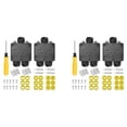 thumbnail image 1 of Juego de 2 cajas de conexiones impermeables IP68 para exteriores, caja de conexiones eléctricas con 3 conectores de cable para cables de 4 a 15 mm, 1 of 8