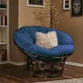 Hudson Comfort Papasan Cushion Cover Quilted Shape, Soft Microfiber