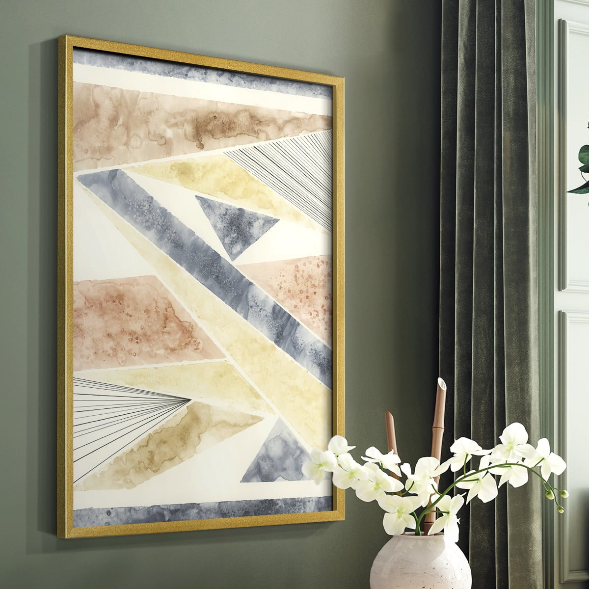 Untitled in Paper Solid Wood 16 x 20 Framed Print