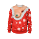 thumbnail image 3 of Nuevo listado Suéteres navideños con estilo unisex para hombres y mujeres, suéter navideño feo de Papá Noel, sudadera con cuello redondo retro sexy novedosa, 3 of 5