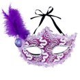 thumbnail image 1 of KAKOWELY Máscaras venecianas de media cara para fiesta de mascaradas, elegantes máscaras para mujeres y niñas., 1 of 5