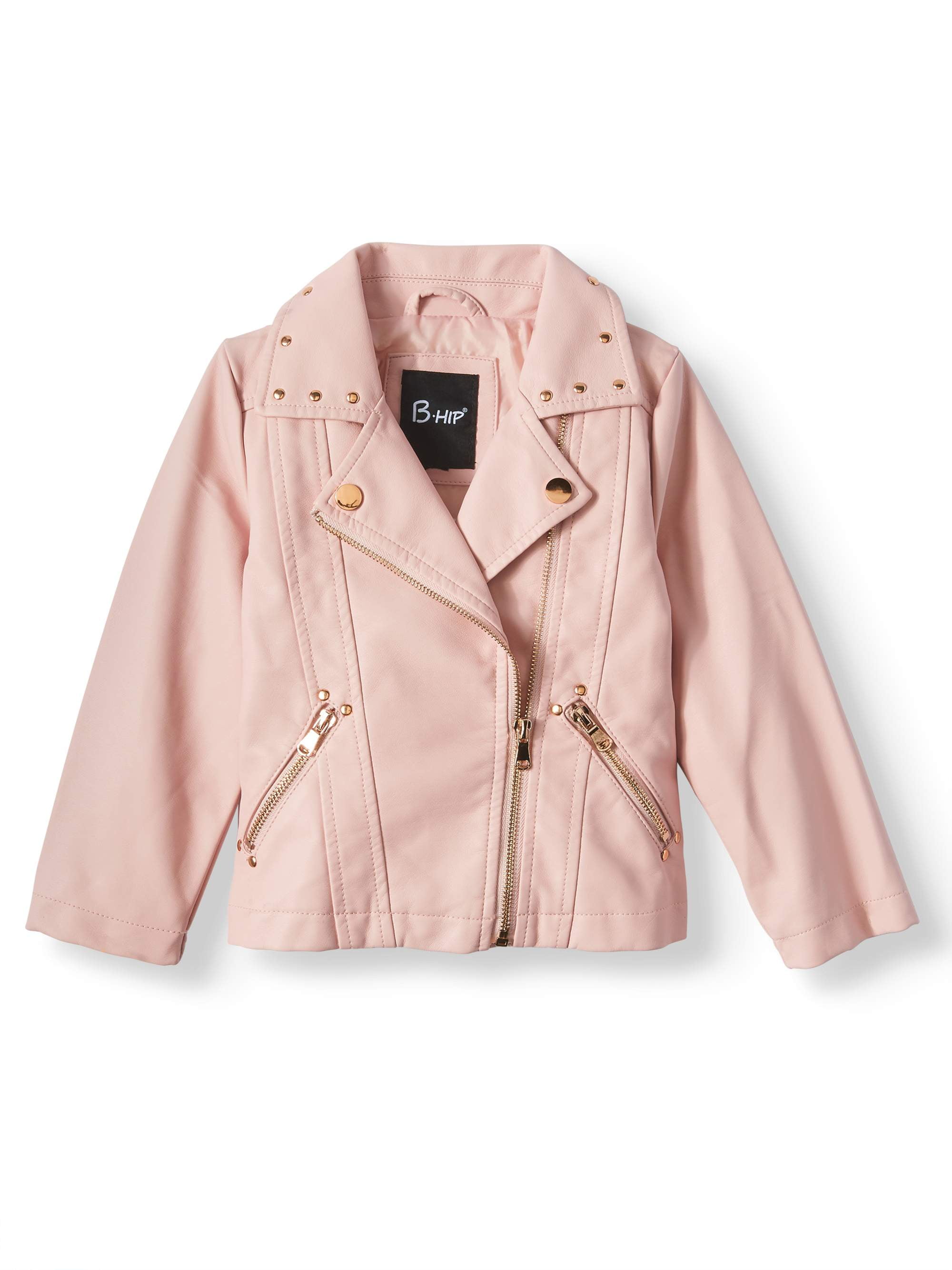 B Hip Faux Leather Moto Jacket Toddler Girls Com Departments