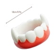 thumbnail image 3 of Creative Alternative Ring Teeth Tongue Shape Cartoon Plastic Ring Suitable For Boys And Girls Modeling (Two Styles Available Pink), 3 of 5