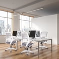 thumbnail image 5 of NEO CHAIR Ergonomic Office Chair, Lumbar Support Mid Back, Mesh Home Office Computer Desk Chair with Armrests, Gray, 5 of 9