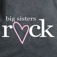 thumbnail image 3 of CafePress - Big Sisters Rock (Heart Versi Women's Dark T Shirt - Women's Traditional Fit Dark T-Shirt, 3 of 4