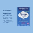 thumbnail image 4 of Dream Water Sleep Aid Snoozeberry Powder Packet W/ 5mg Melatonin, GABA, 5-HTP, 10-Count, 4 of 20