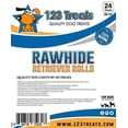 thumbnail image 3 of Premium Rawhide Retriever Thick Rolls for Dogs Bone 9-10” (24 Count) All-Natural Grass-Fed Free-Range Hand Rolled Dog Bones for Medium and Large Dogs, 3 of 7