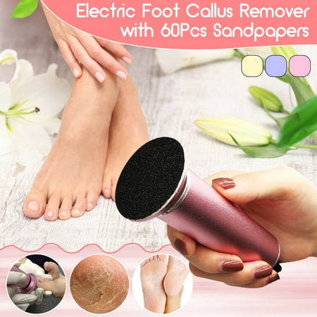 Electric Foot File Callus Removers for Feet Gel Hard Dead Skin, DreamSter Adjustable Speed Professional Pedicures Tool