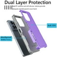 thumbnail image 6 of For Motorola Moto G Power 5G 2025 Case ,2 in 1 Phone Case for Moto G Power 5G 2025 6.8 inch ,Takfox Shockproof Protection Heavy Duty Armor Hard Plastic & Rubber Rugged Full Body Bumper Cover -Purple, 6 of 12