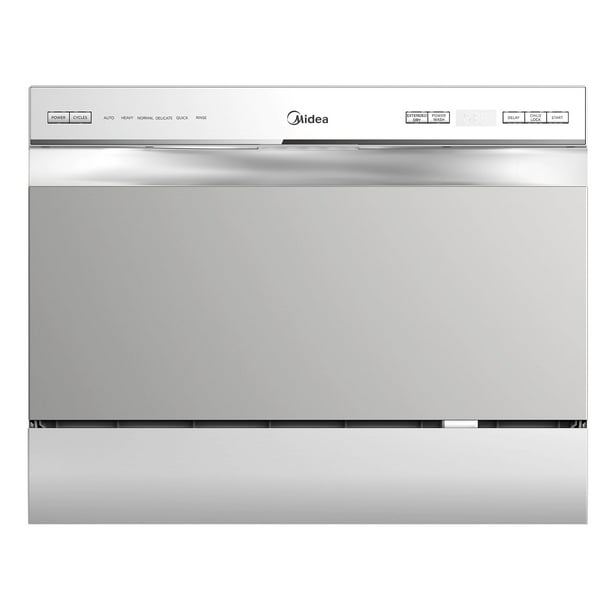 Lavaplatos portátil Midea MDC22P2ASS Energy Star de 6 plazas, blanco