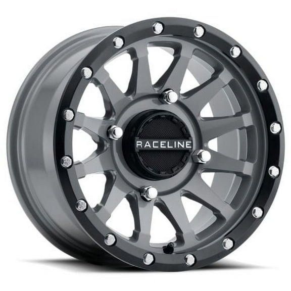 14x7 Raceline A95SG Trophy UTV Stealth Grey Wheel 4x156 (10mm)