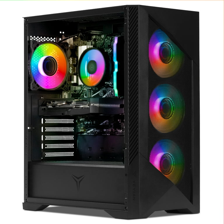 YEYIAN Edge Gaming Desktop PC Intel Core i5-14400F RTX 5060 8GB
