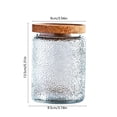thumbnail image 3 of Vintage Glass Jars With Wooden Lids, Airtight Food Storage Containers, Kitchen Canisters For Sugar, Coffee, Tea, Spice, Flour, Candy Cookie, Pasta, Cereal, Cute Decorative Jars, 3 of 6