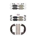 thumbnail image 1 of Transit Auto Front Rear Ceramic Disc Brake Pads and Parking Shoes Kit for Car Hyundai Genesis 3.8L KNN-100842, 1 of 8