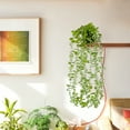 thumbnail image 5 of QCQHDU 1 Pack Artificial Hanging Potted Plants, Fake Hanging Plants Eucalyptus with Pot for Home Living Room Decor Indoor, 5 of 6