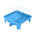 thumbnail image 4 of Inodoro para perros, entrenador de orinal, orinal extraíble, bandeja para orinal para perros, para interior y exterior, para conejos, perros pequeños azul, 4 of 8