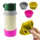 thumbnail image 1 of mfyjkho Funda de silicona para botella de agua, antideslizante, resistente a altas temperaturas, 7,5 x 7,5 x 4,3 cm, apta para varias tazas, 1 paquete, 1 of 7